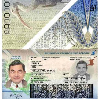 Trinidad and Tobago Passport Download Template File