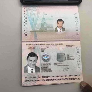 Turkey Passport 2018 Download Template File