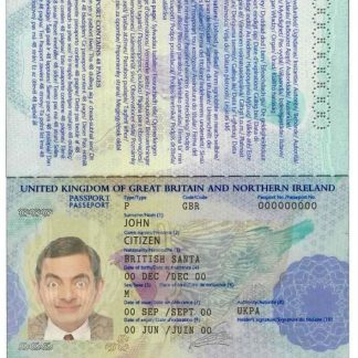 United Kingdom Passport 2006 Download Template File