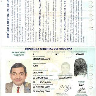 Uruguay Passport Download Template File