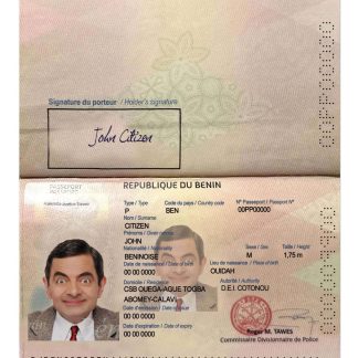 Benin Passport 2022 Download Template File