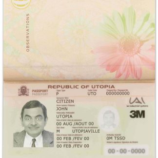 Utopia Passport Download Template File