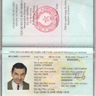Vietnam Passport Download Template File