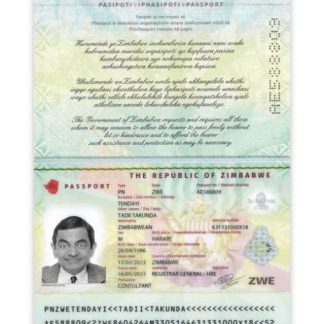 Zimbabwe Passport 2023 Download Template File