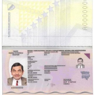 Bosnia and Herzegovina Passport Download Template File