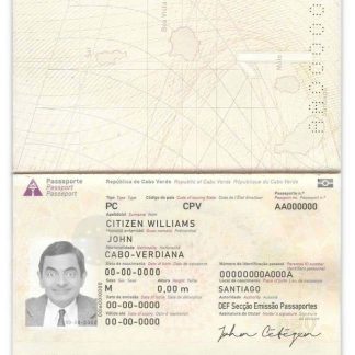 Cabo Verde Passport Download Template File