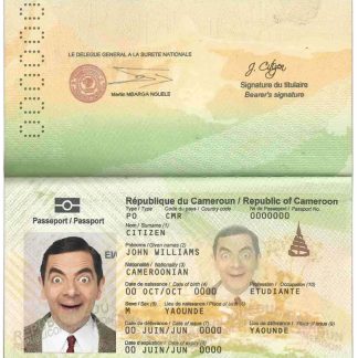Cameroon Passport v1 Download Template File