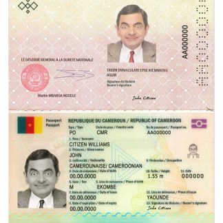Cameroon passport new version download template file