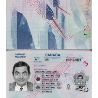 Canada Passport 2023 v1 Download Template File