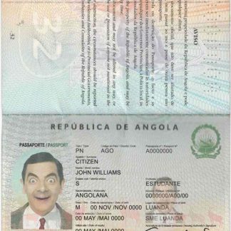 Angola passport download template file