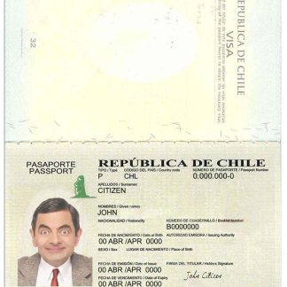 Chile passport version 2 download template file