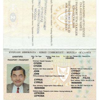 Cyprus Passport v2 Download Template File