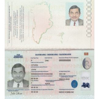 Denmark Passport 2022 Download Template File