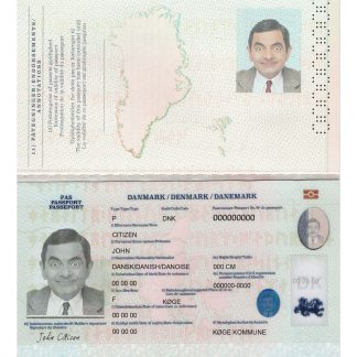 Denmark Passport 2022 Download Template File