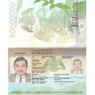 Dominica Passport 2019 Download Template File
