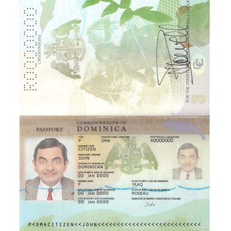 Dominica Passport 2019 Download Template File