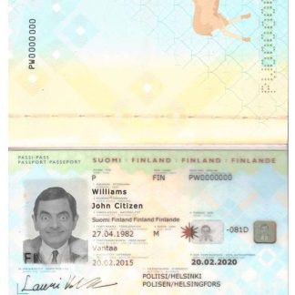 Finland Passport 2012 Download Template File