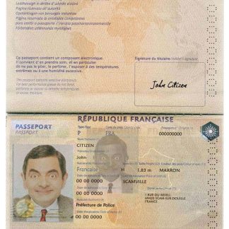 France Passport v2 Download Template File