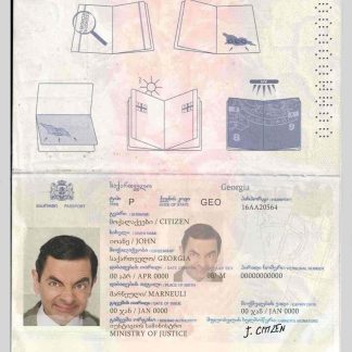 Georgia Passport Download Template File