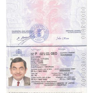 Georgia Passport v2 Download Template File