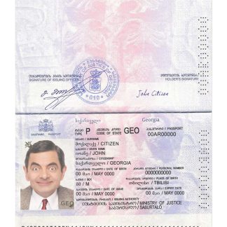Georgia Passport v2 Download Template File