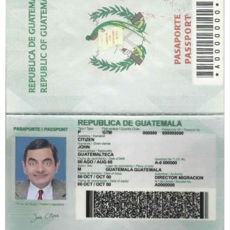Guatemala Passport Download Template File
