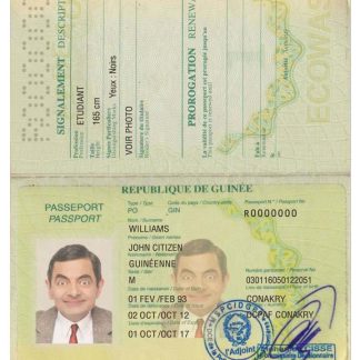 Guinea Passport 2018 Download Template File
