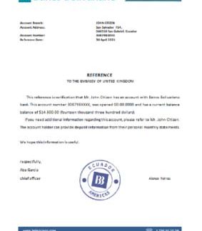 Ecuador Banco Bolivariano bank reference download template file