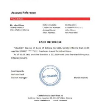 Estonia Citadele reference download template file