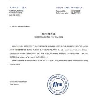 Germany Fire reference download template file