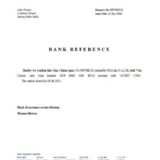 Australia AVEO closure reference download template file