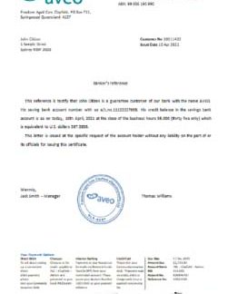 Australia AVEO reference download template file