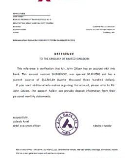 India Axis reference download template file