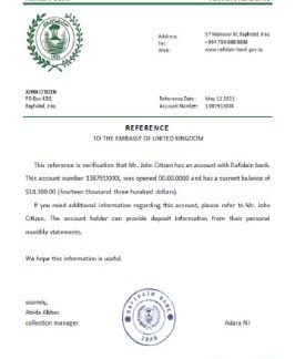 Iraq Rafidain reference download template file