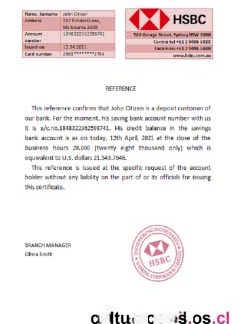 Australia HSBC reference download template file