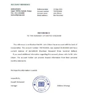 Kenya  Co operative reference download template file