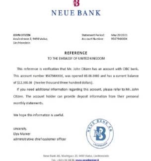 Liechtenstein Neue Bank reference download template file
