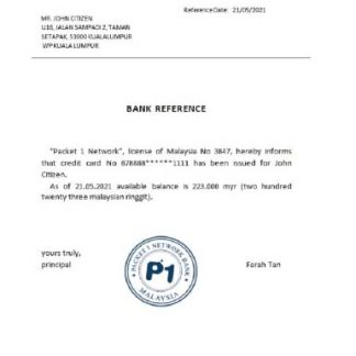 Malaysia Packet 1 Network reference download template file