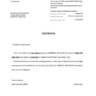 Malaysia Public bank closure reference download template file