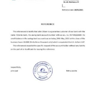 Moldova Victoriabank reference download template file