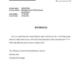 New Zealand ASB closure reference download template file