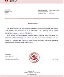 Austria BAWAG PSK reference download template file