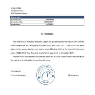 Norway Pareto reference download template file