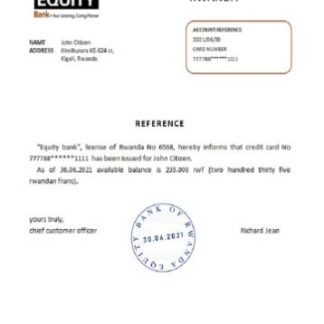 Rwanda Equity reference download template file