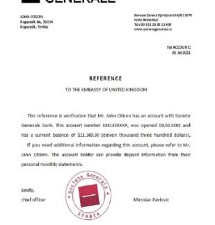 Serbia Societe Generale reference download template file