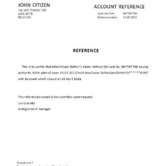 Belgium Beobank closure reference download template file