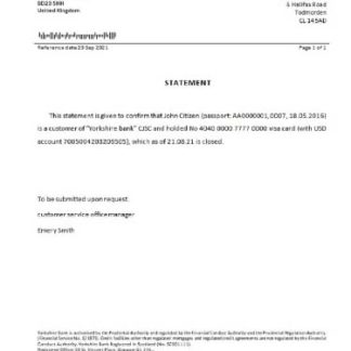 United Kingdom The Pension Service reference download template file
