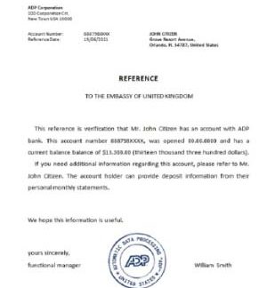 USA ADP reference download template file