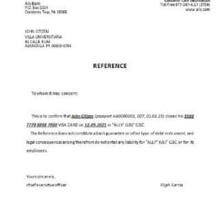 USA Ally closure reference download template file