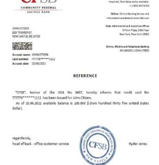 USA CFSB reference download template file